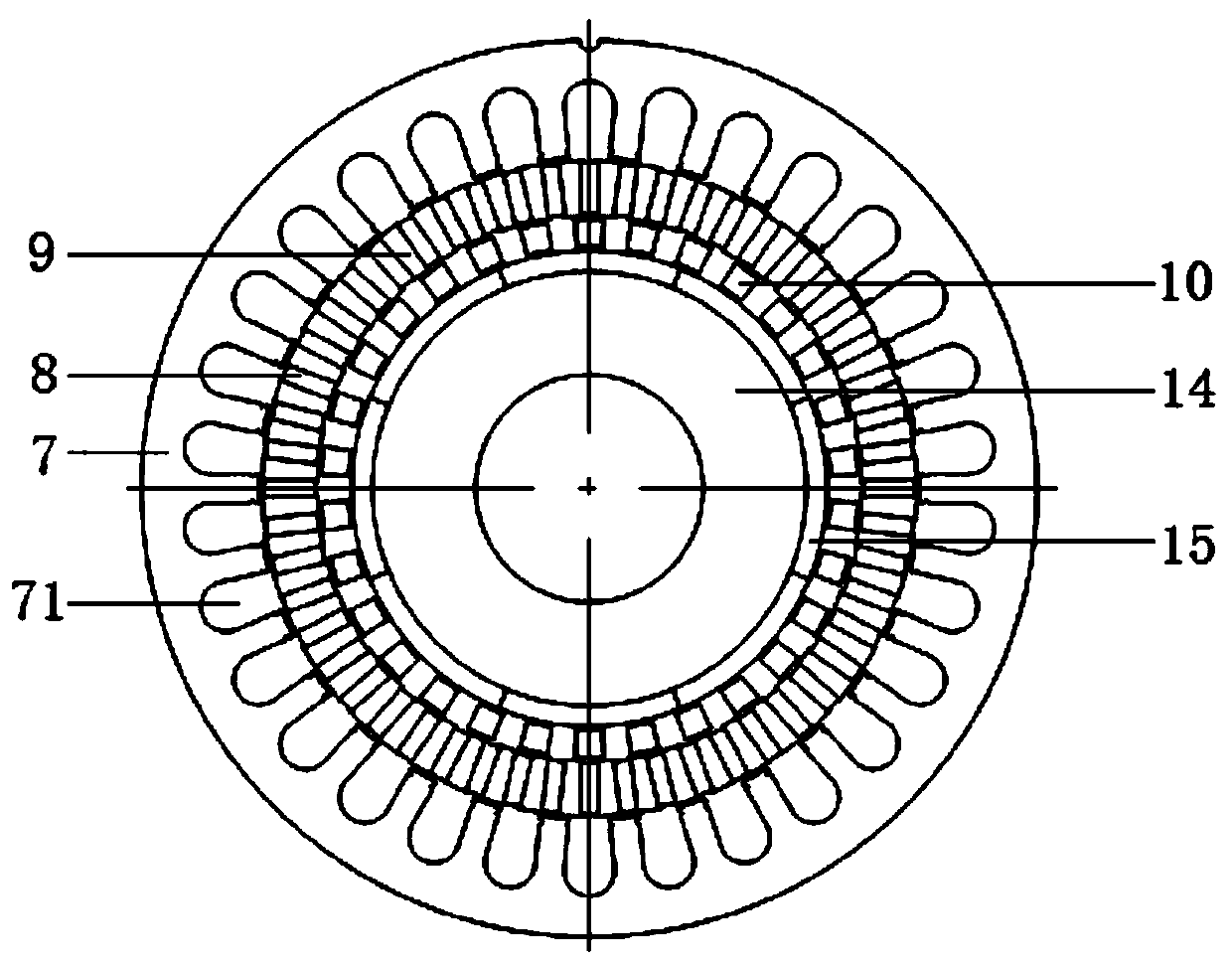 A magnetic coupling transmission device