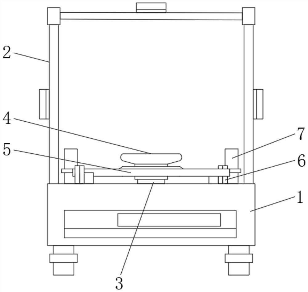 Electronic analytical balance for mass measurement