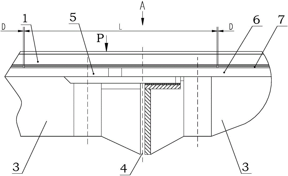 Accurately adjustable track structure of stamping, coal charging and coke pushing car