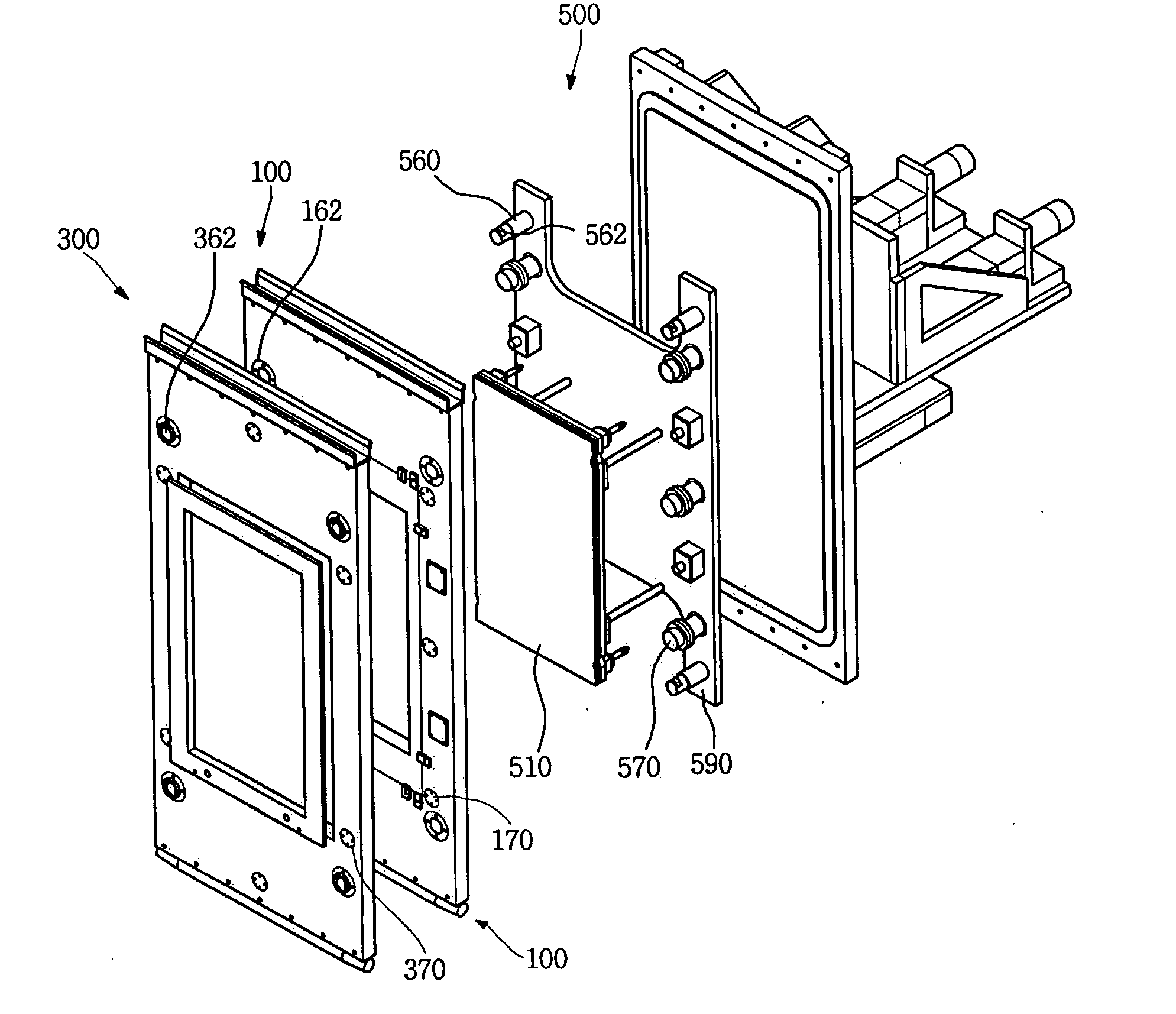 Alignment system, vertical tray transporting assembly, and deposition apparatus with the same