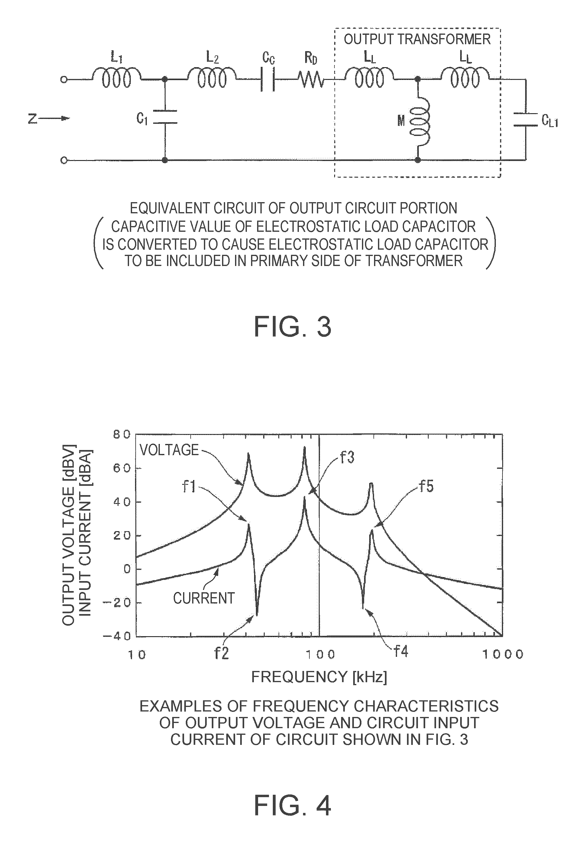 Electrostatic transducer, ultrasonic speaker, driving circuit of capacitive load, method of setting circuit constant, display device, and directional sound system