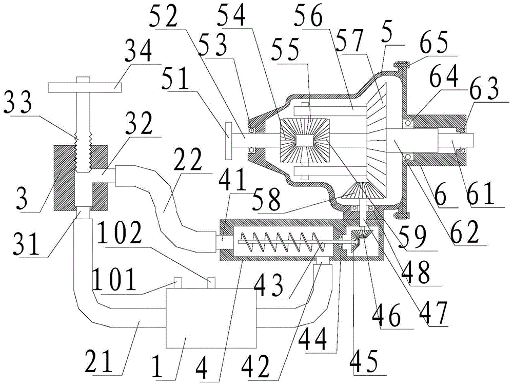 Light-weight stepless gearbox