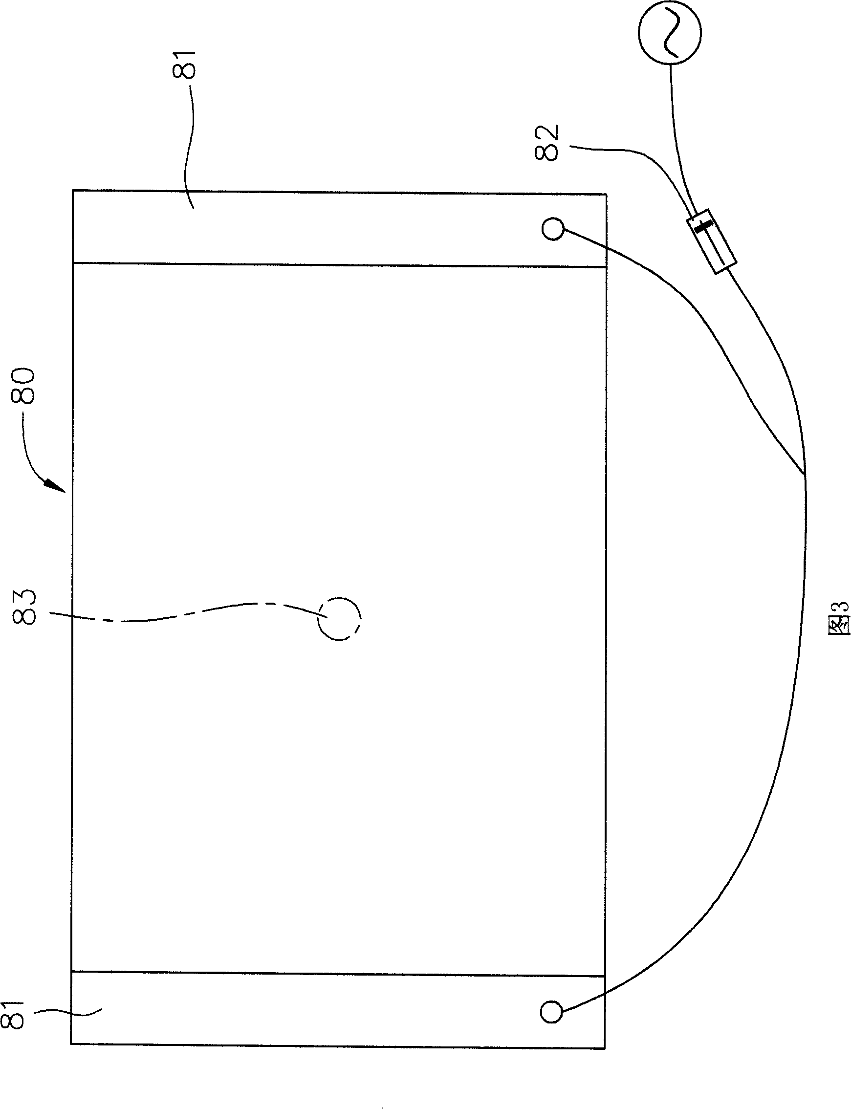 Composite of electric heating film and made electric heating film and electric heating device