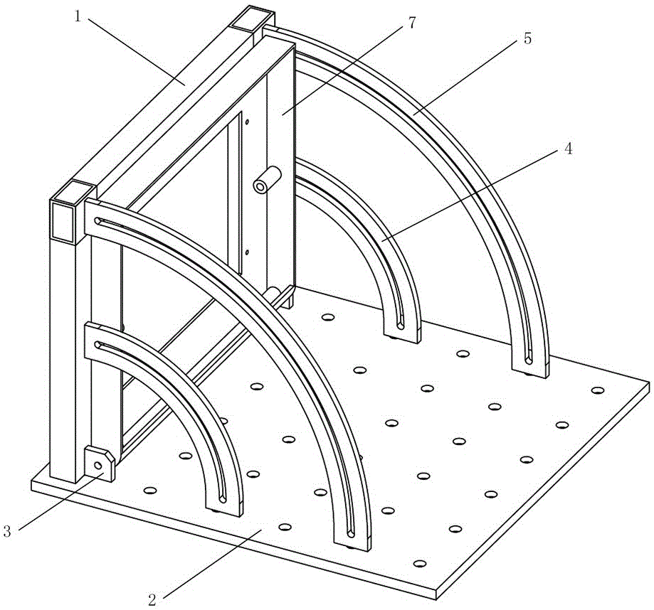 Clamp for display vibration test and installation method for same