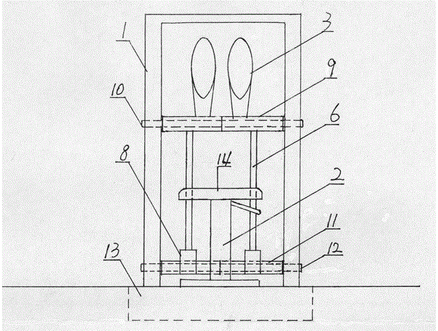 Seated foot back knocker