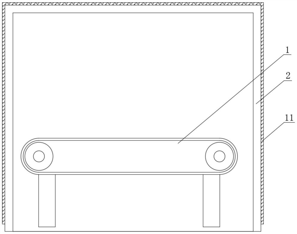 Small-eye guardrail linkage locking protection device