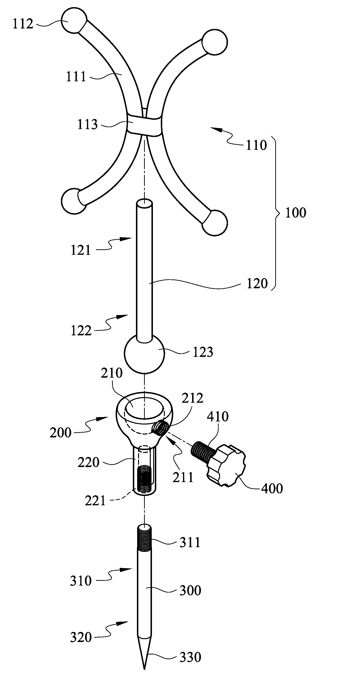 Universal direction medical positioning structure