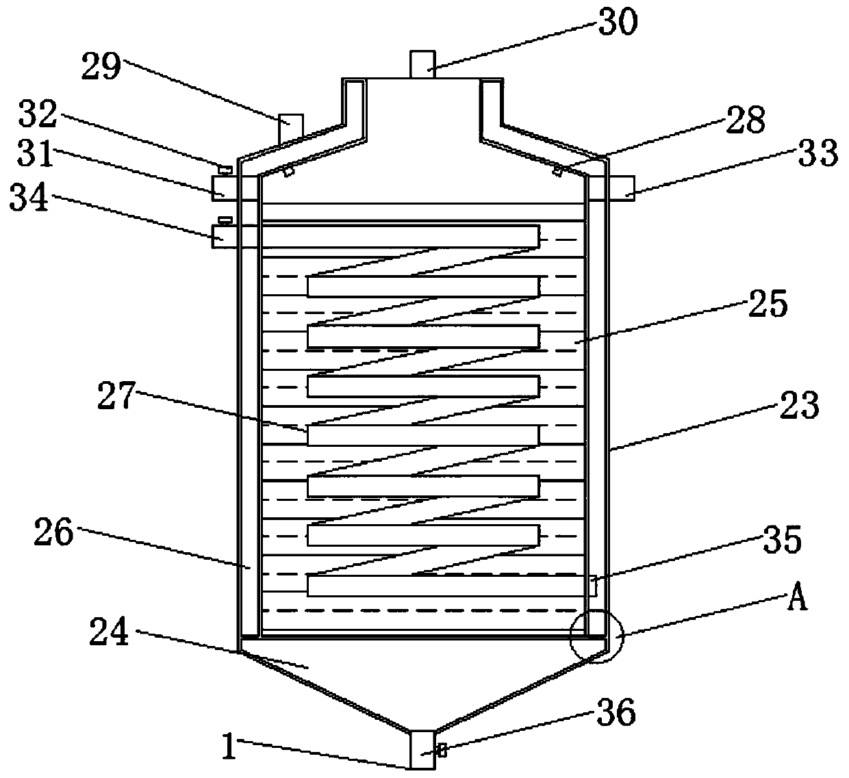 A pure low temperature waste heat generator for cement cellar