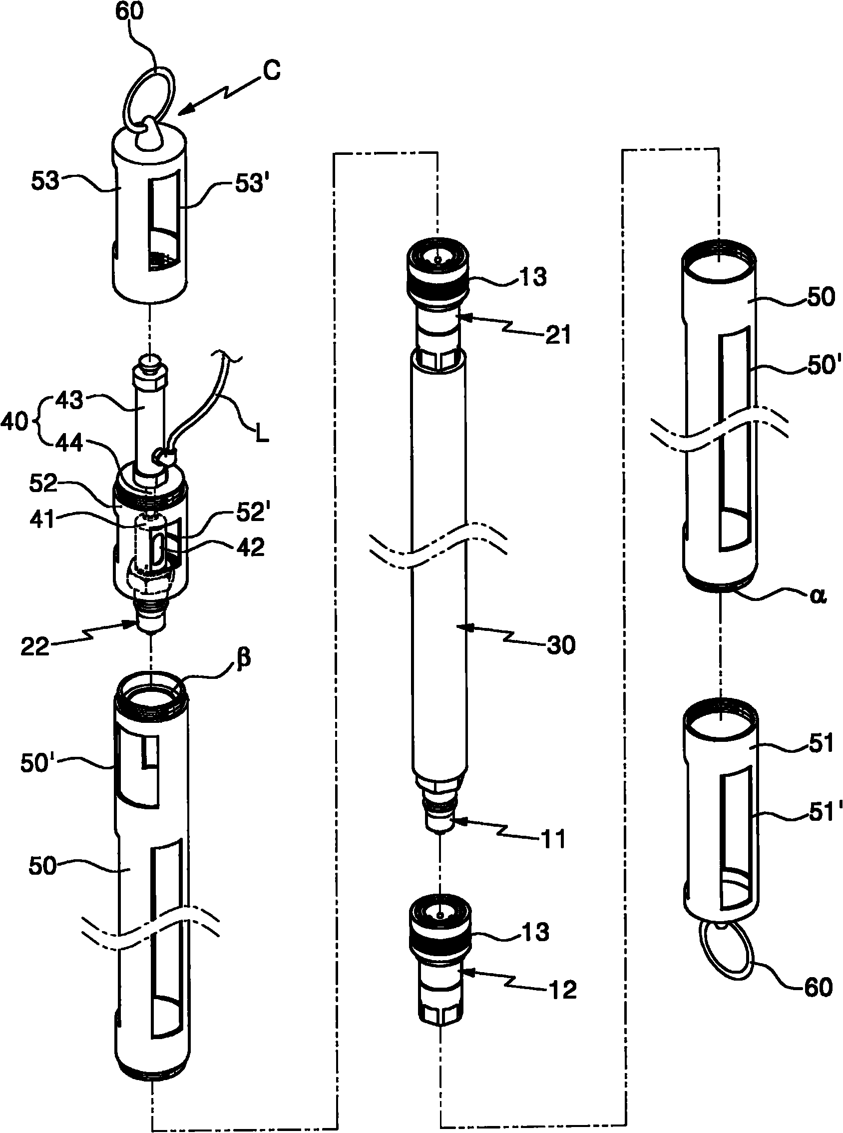 Apparatus and method for groundwater sampling using hydraulic couplers