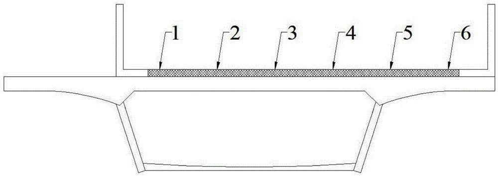 Novel compound deck repairing layer for concrete beam bridge