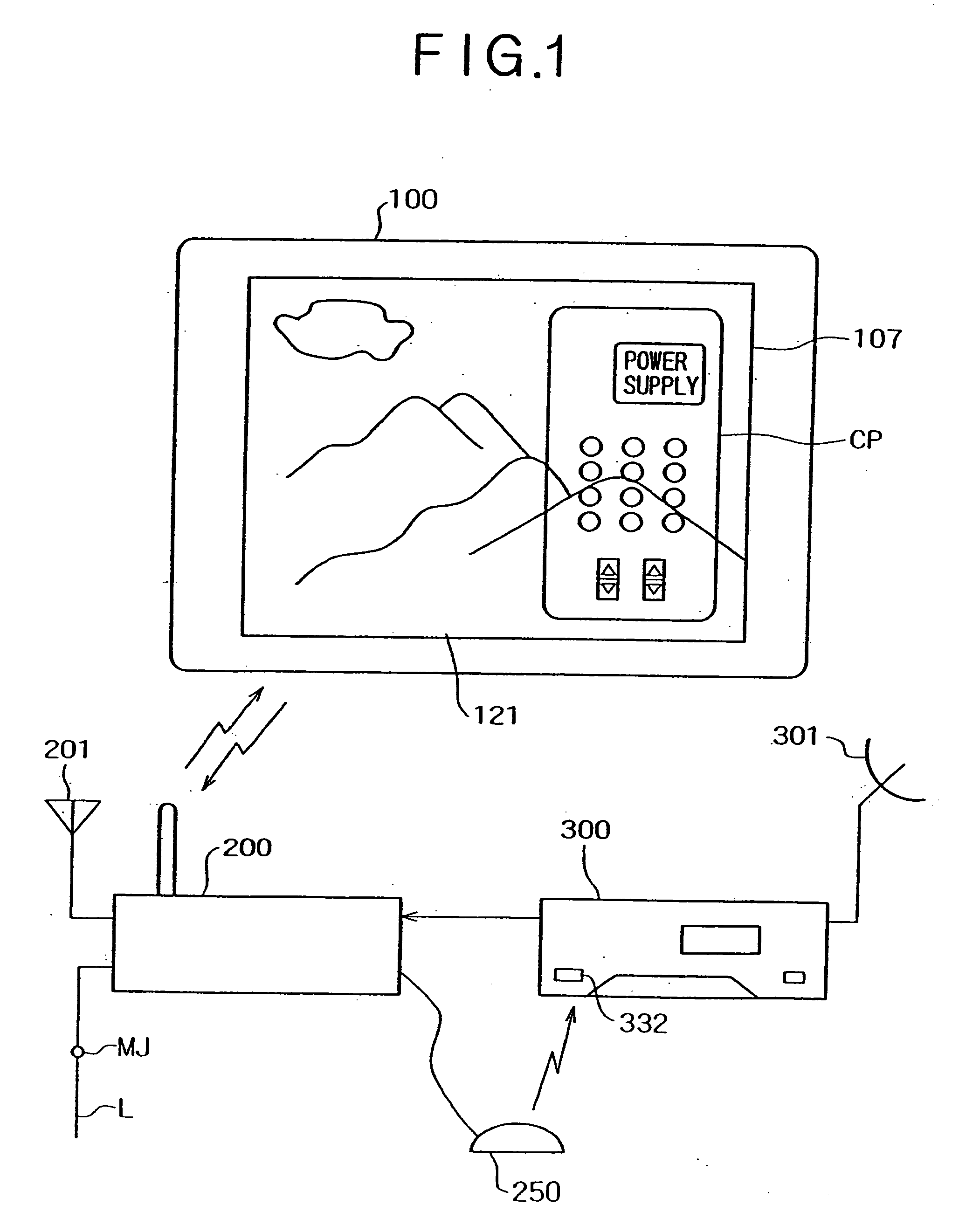 Bi-directional communication system, display apparatus, base apparatus and bi-directional communication method