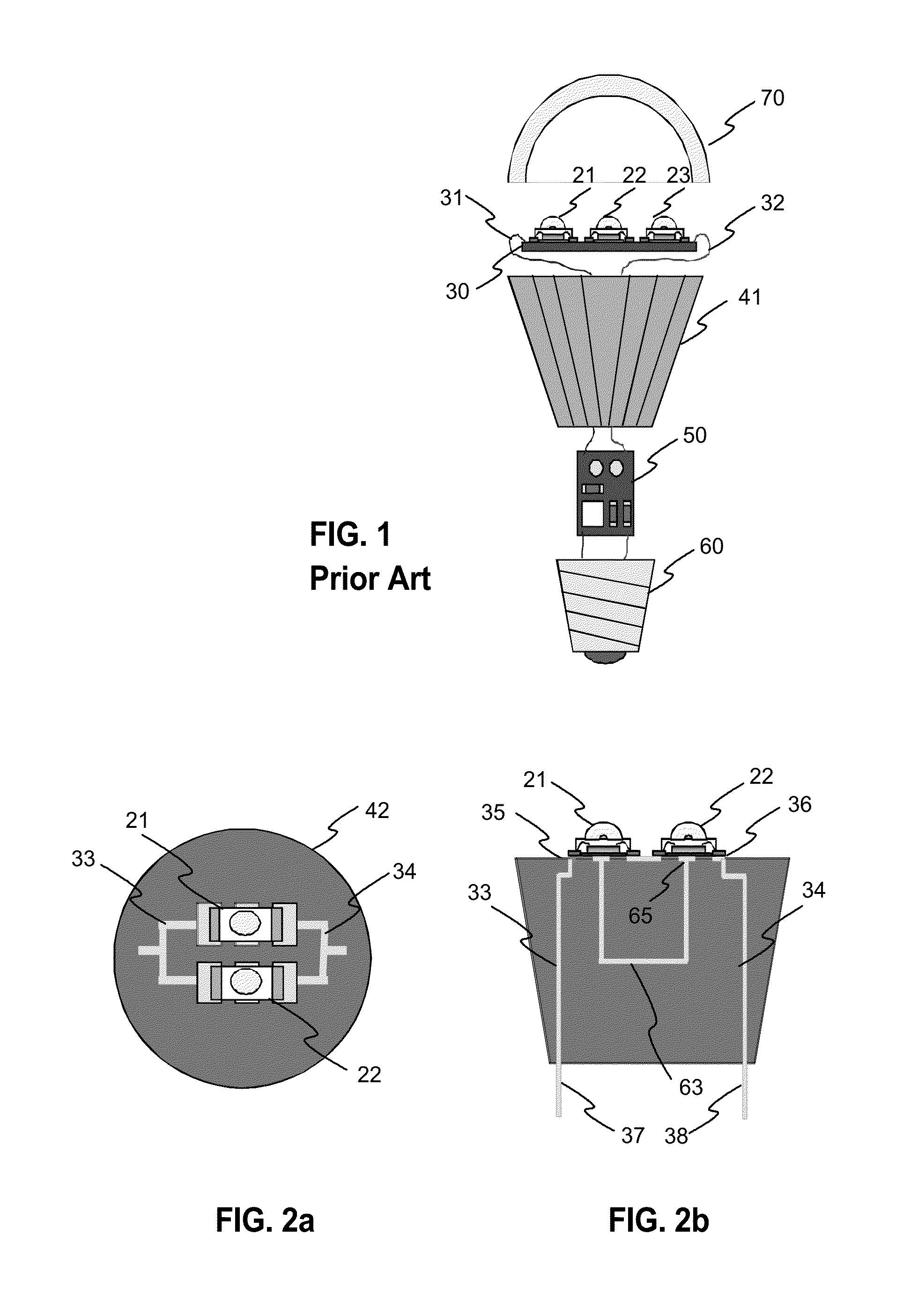 Heat sink assembly for opto-electronic components and a method for producing the same