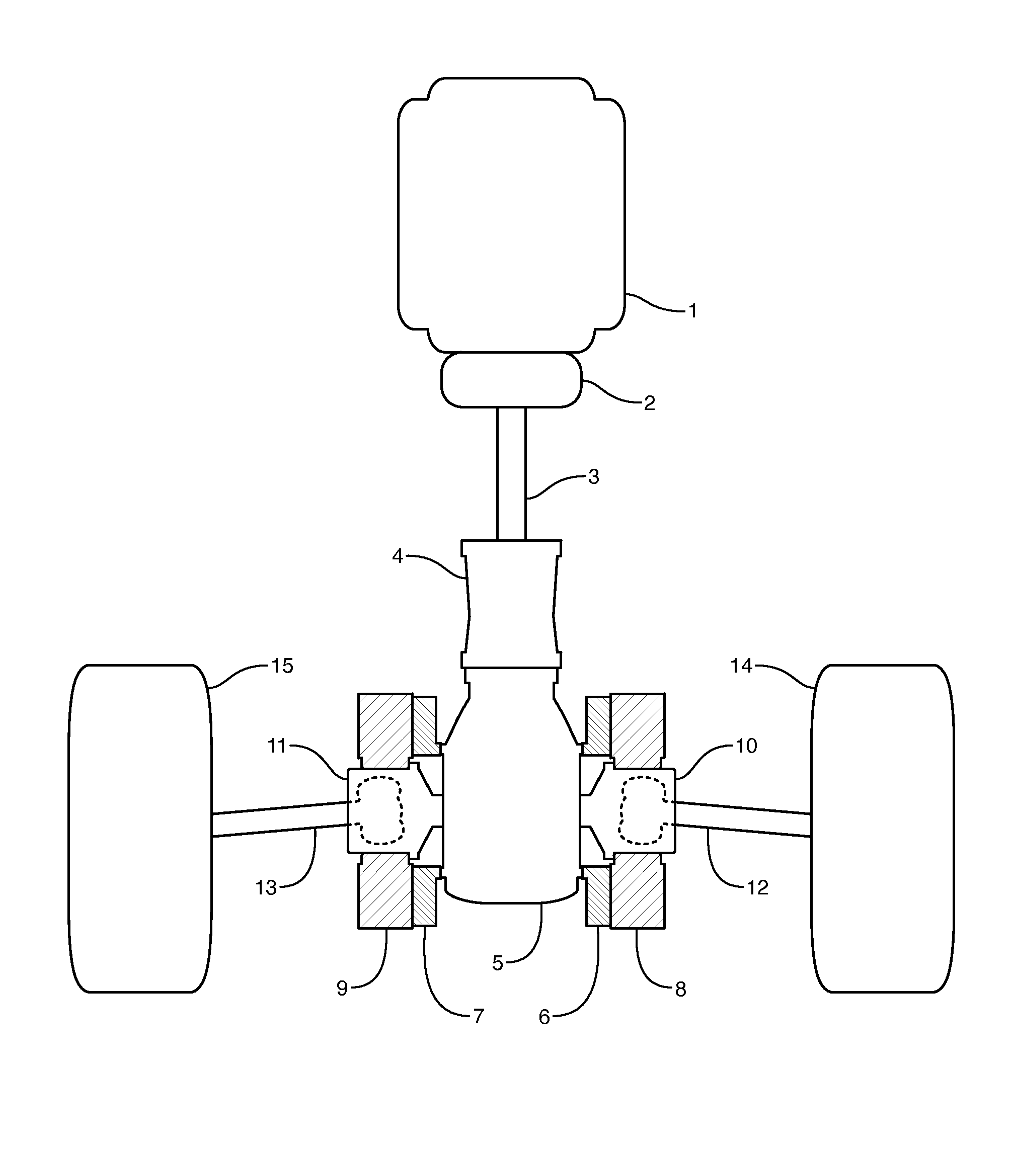 Vehicle hybrid drive arrangement