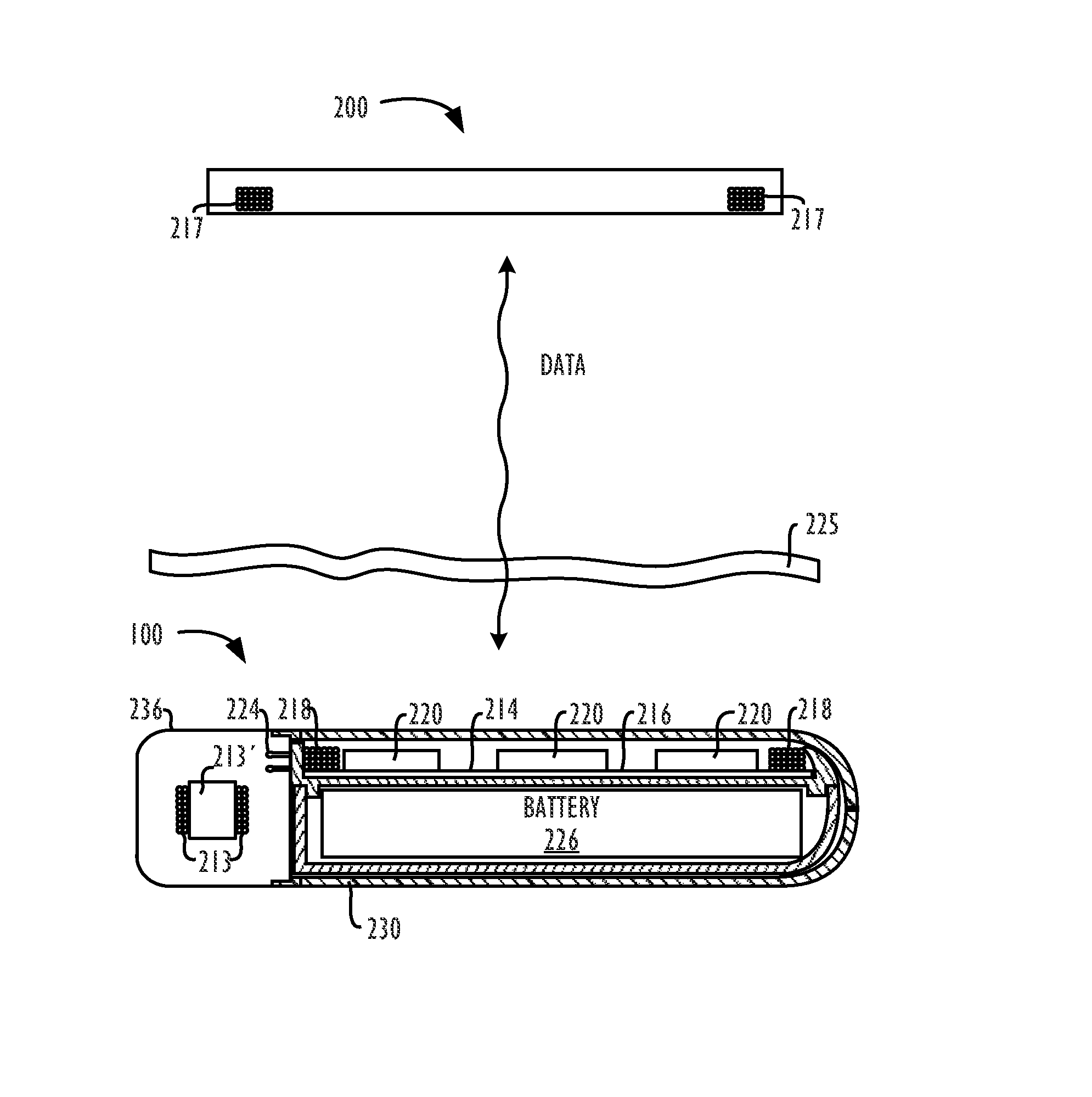 System for communication with implantable medical devices using a bridge device