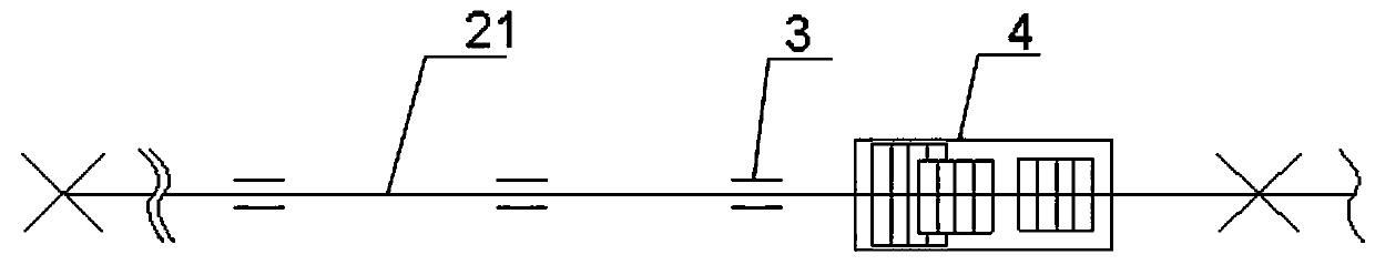 Flexible flare line system based on expansion joint compensation