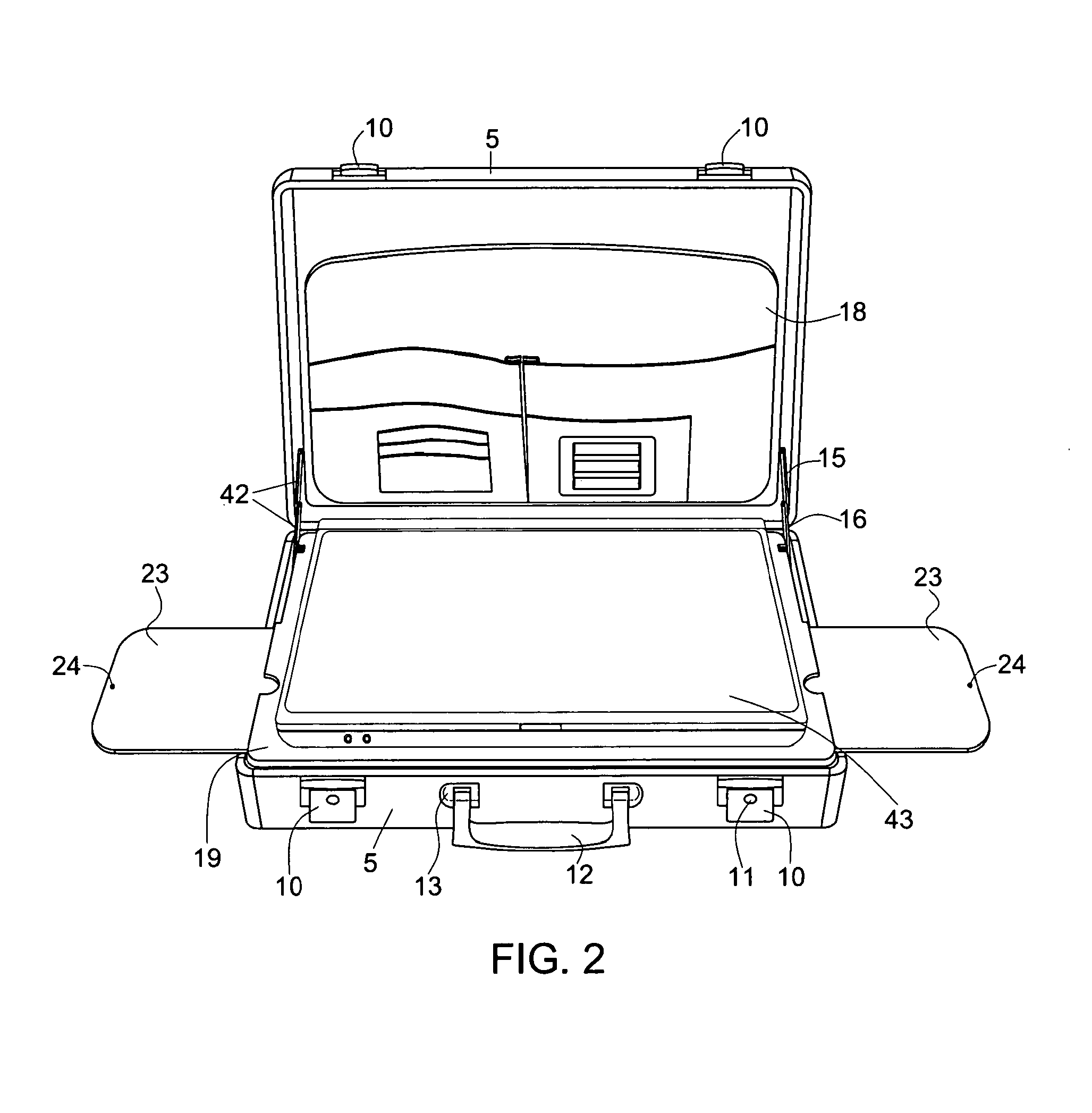 Combined laptop case and laptop stand