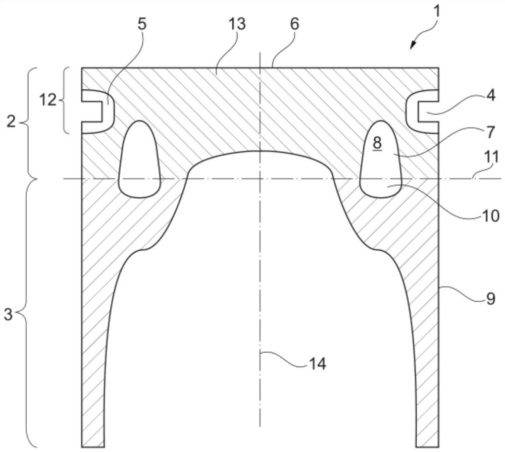 Method for producing a piston