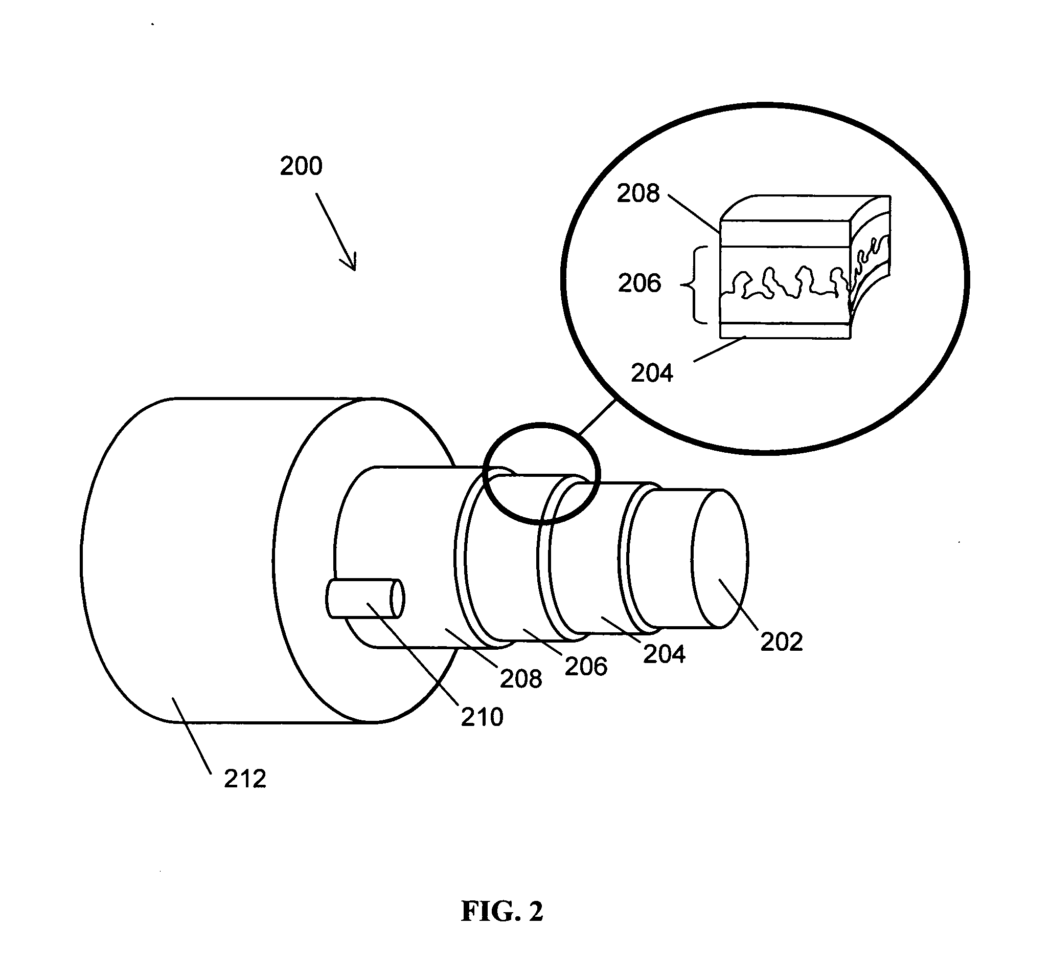 Organic devices having a fiber structure