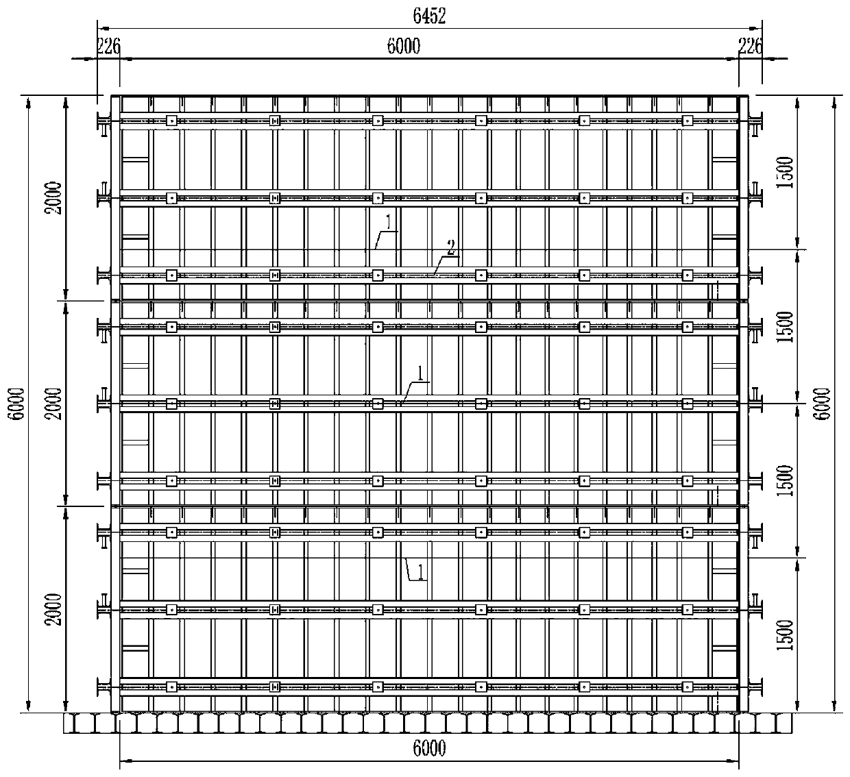 Underwater concrete pouring device, underwater concrete construction method and application of construction method in ultra-large deep water open caisson foundation