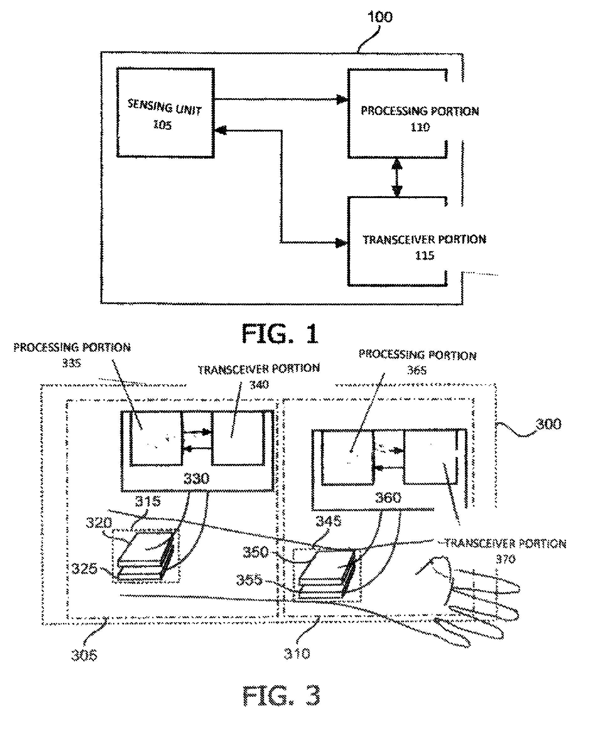 Capacitive sensing and communicating