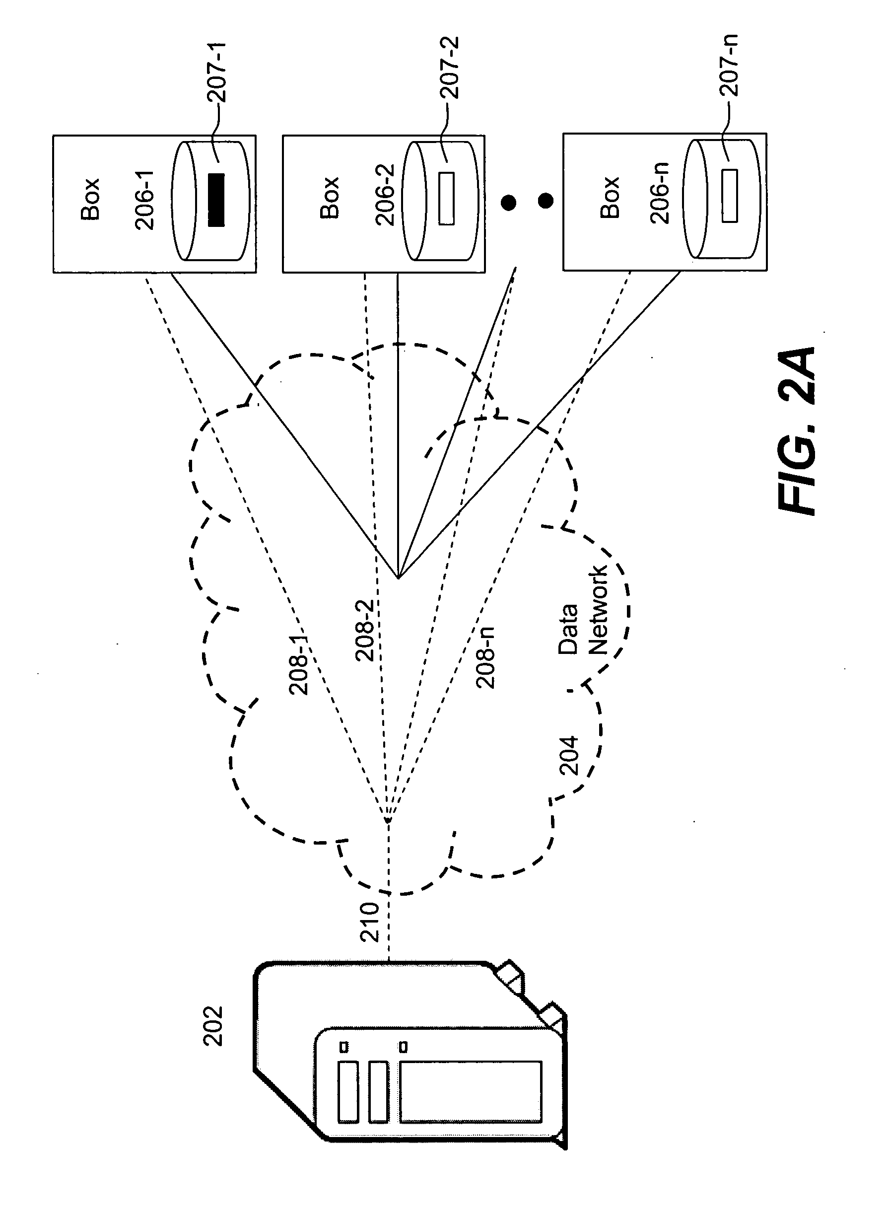 Fragmentation of a file for instant access