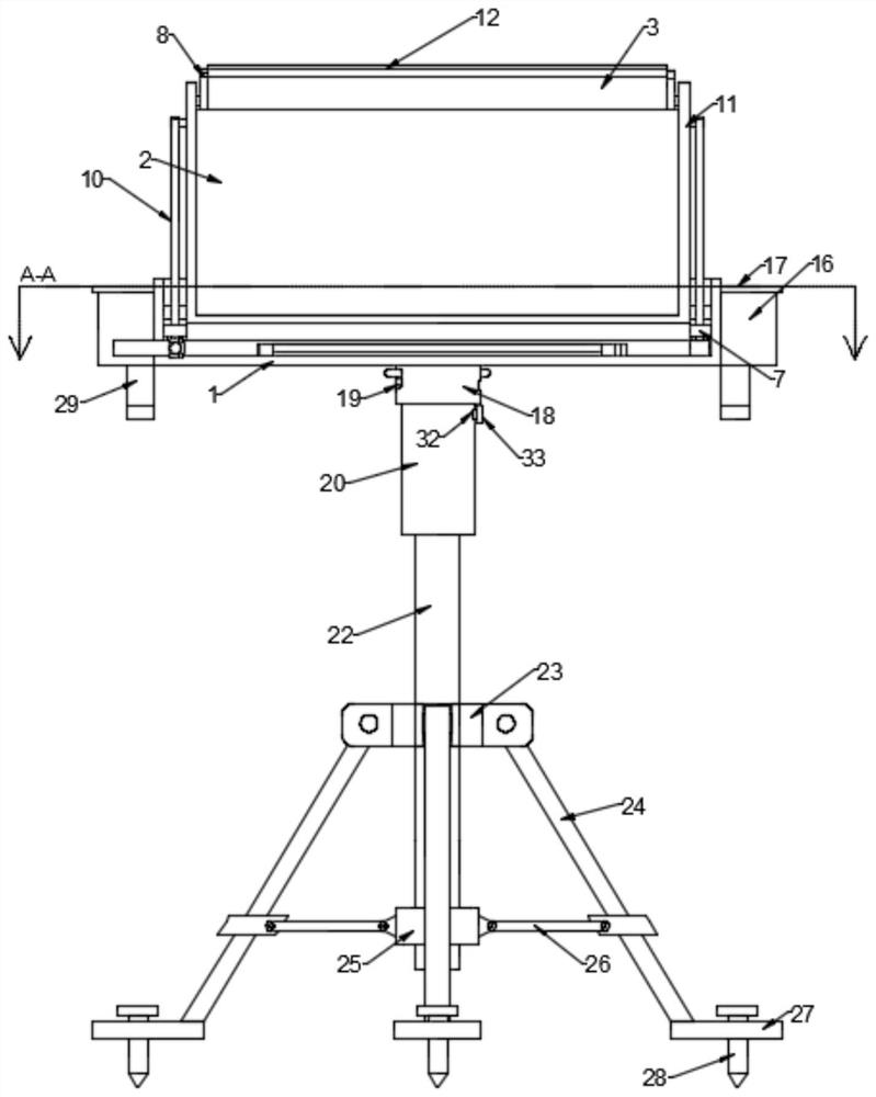 A special drawing frame for geological exploration