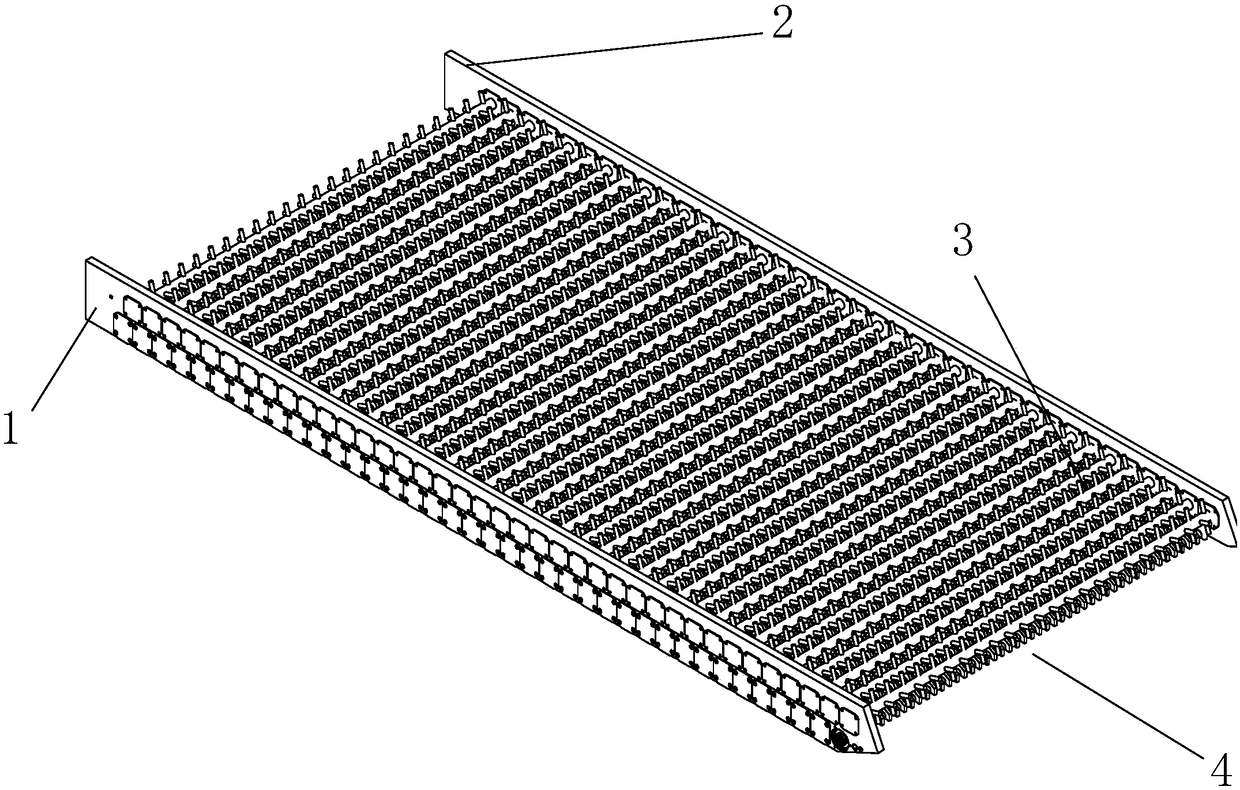 Gear transmission mechanism of water chestnut harvesting machine