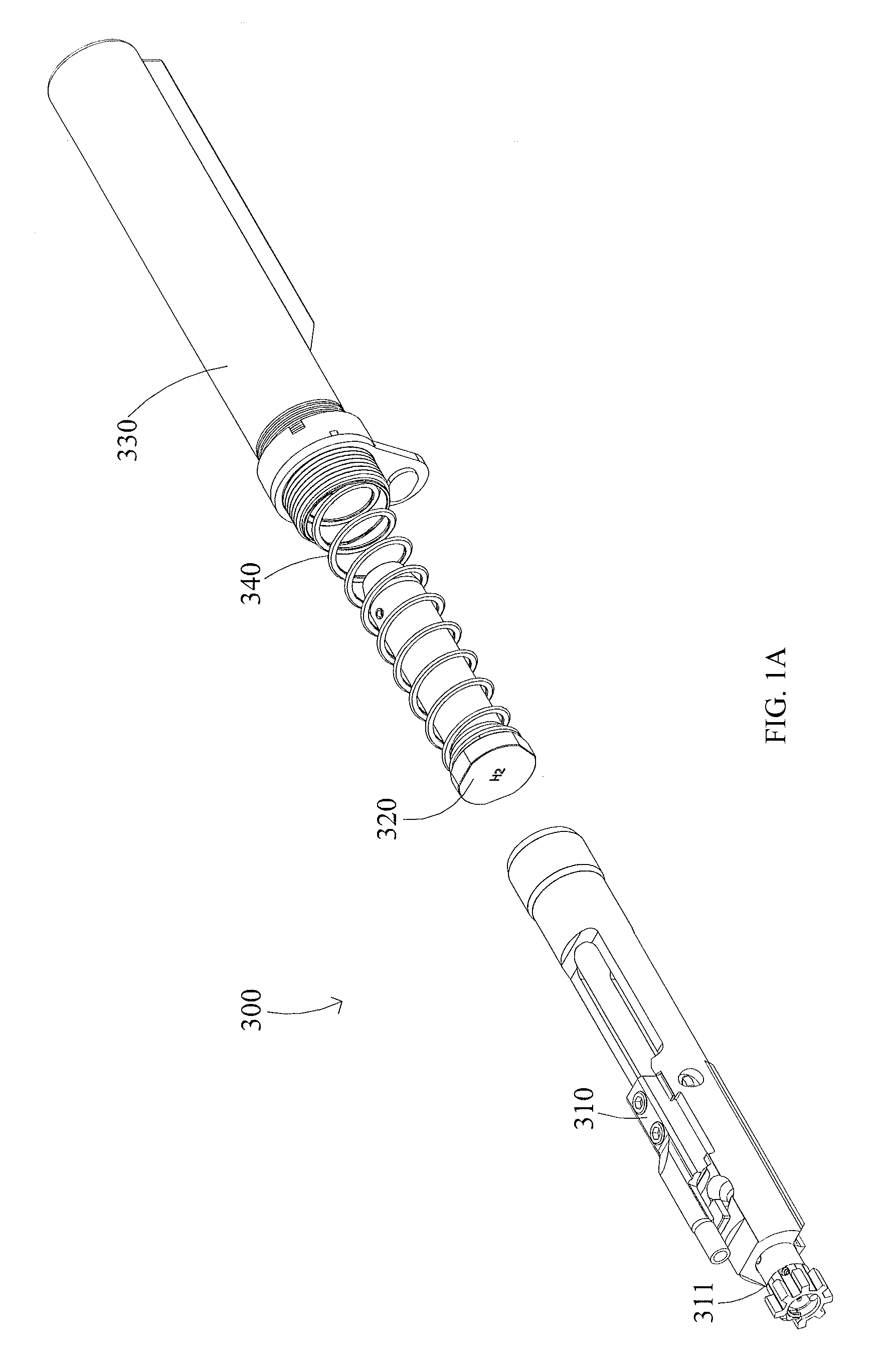 Firearm buffer system and buttstock assembly