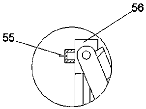 Cleaning device of centrifugal barrel of high-speed centrifuge