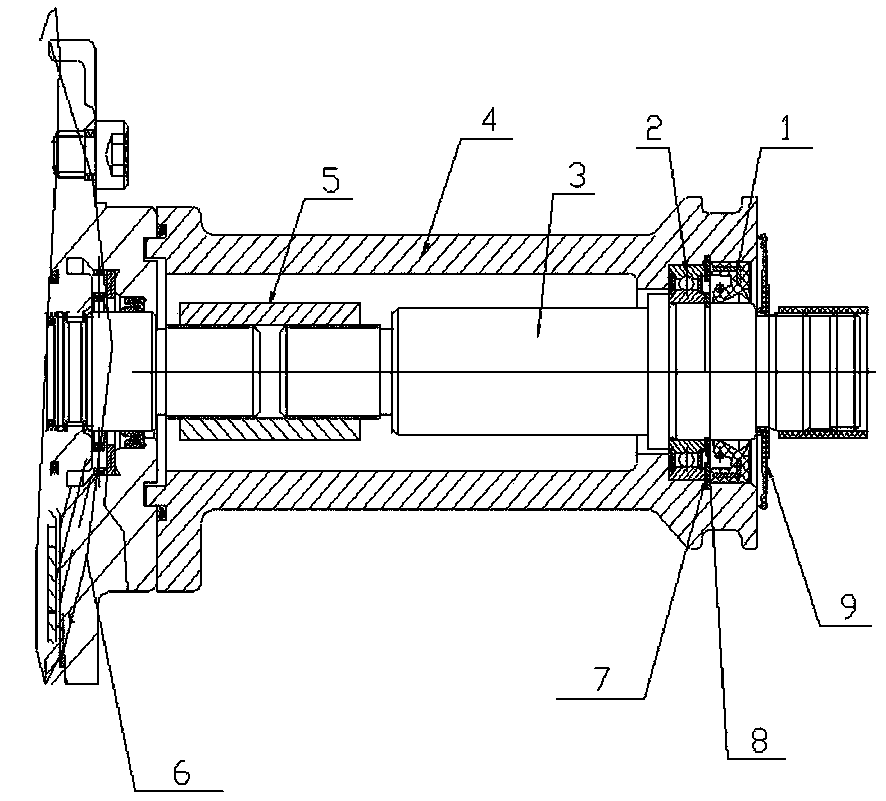 Steering gear capable of reducing motion space of small vehicle body turning mechanism