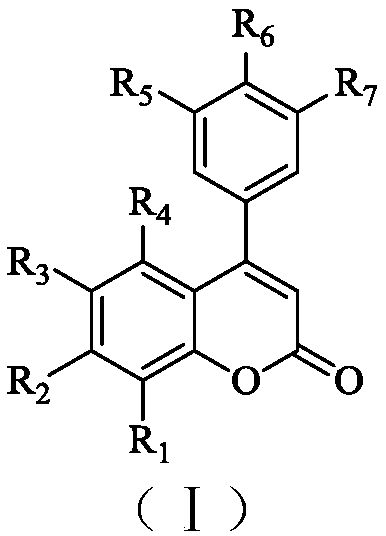 A kind of preparation method of 4-aryl coumarin compound