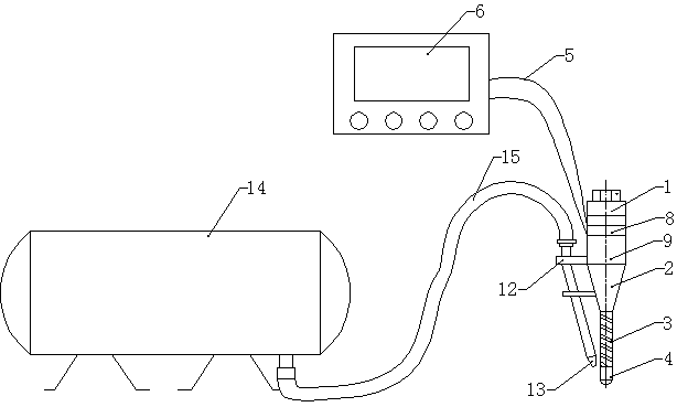 Ultrasonic-assisted high pressure eliminating device for glue scales of packaging machine