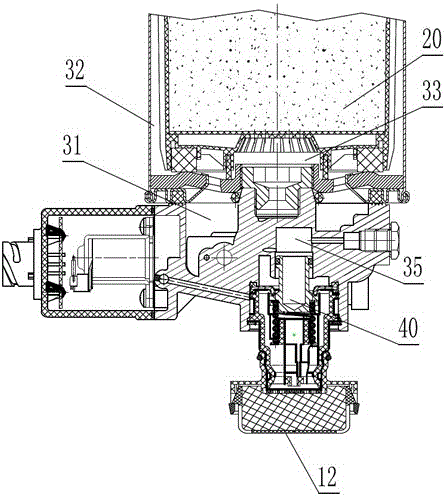 Electrically controlled dryer assembly with ECU (Electronic Control Unit) controller and control method