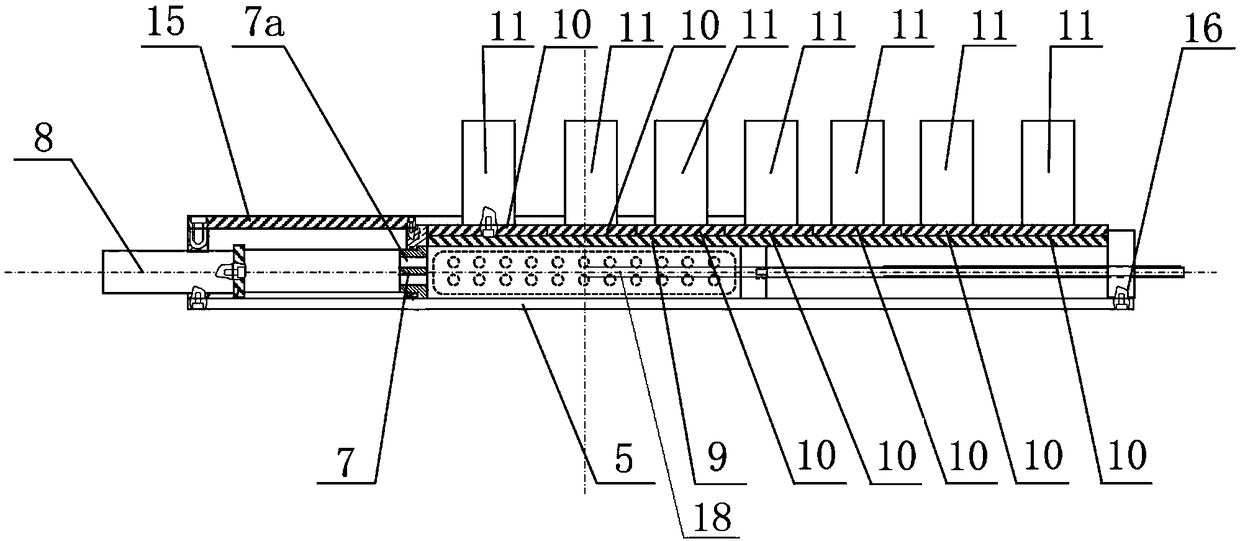 Test method for influence of coalbed methane extraction on coal seam roof deformation under non-uniformly distributed load