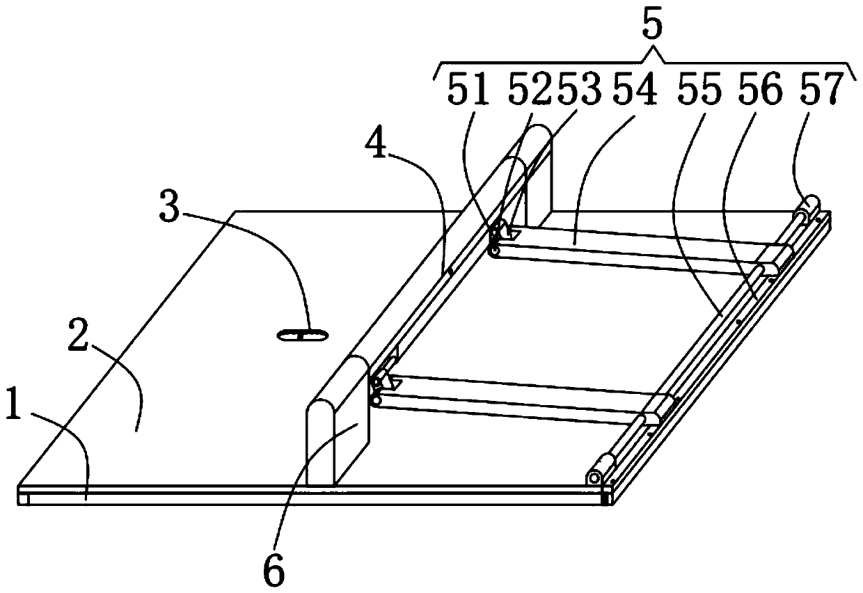 An auxiliary device for laying ceramic tiles for building construction