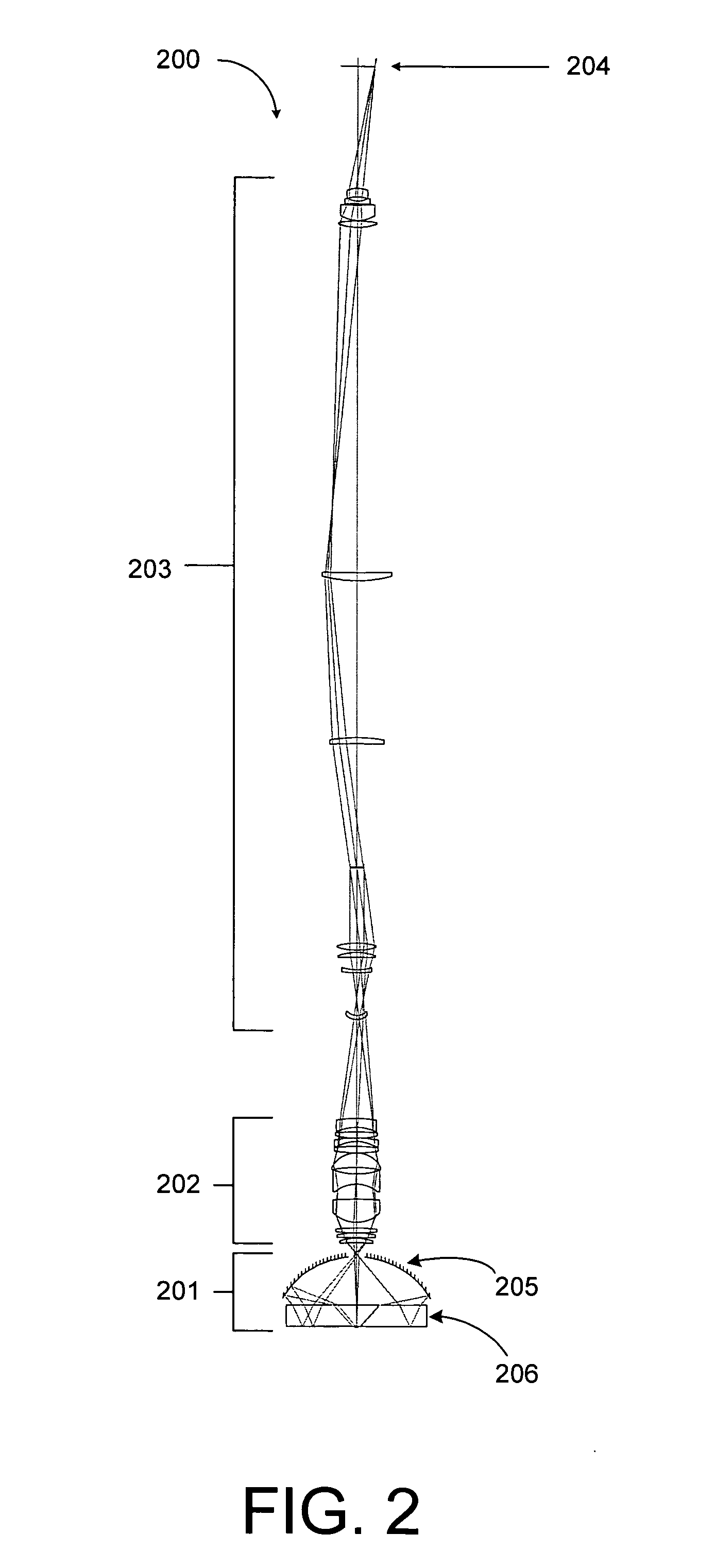 Beam delivery system for laser dark-field illumination in a catadioptric optical system