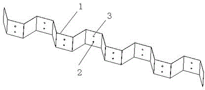 Plastic isolation board for polygonal assembled drawer