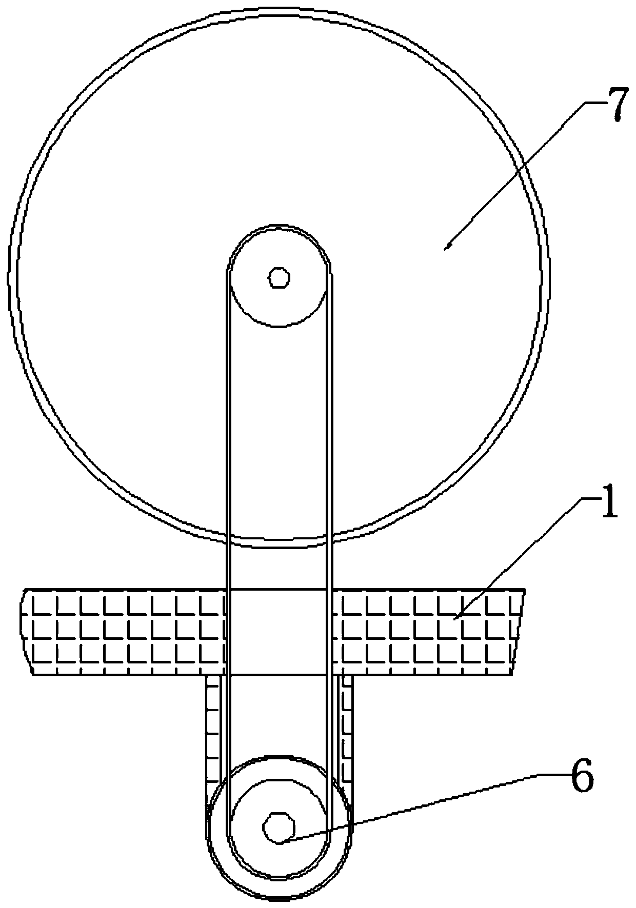 Paving device for special film of intelligent agricultural industrial solar greenhouse