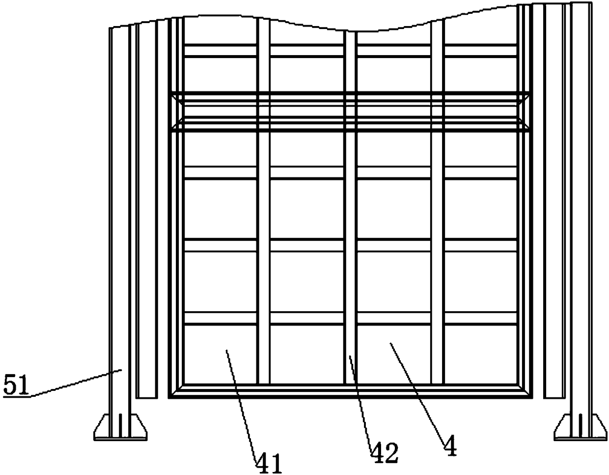 A box type heating furnace