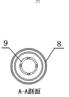 Aerobic granular sludge sewage processing method having nitrogen removal effect and special-purpose equipment thereof