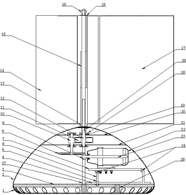 Movable wind power generator