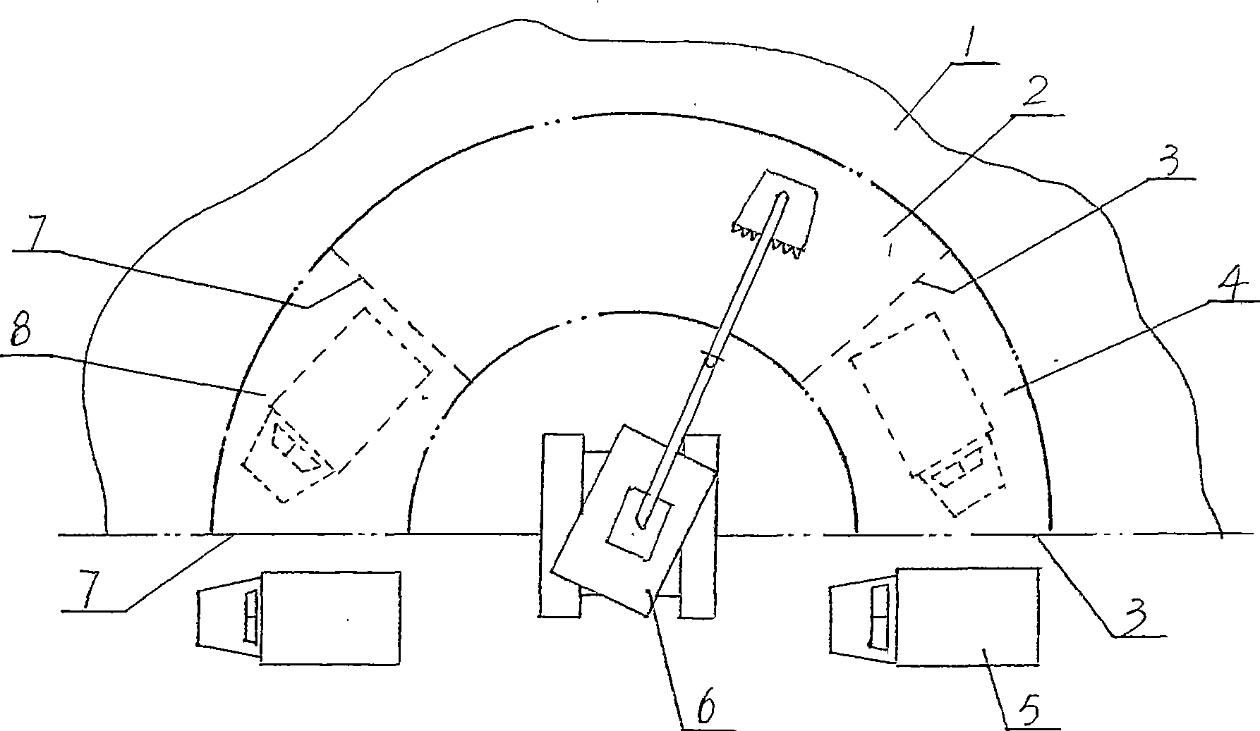 Efficient loading method for digger