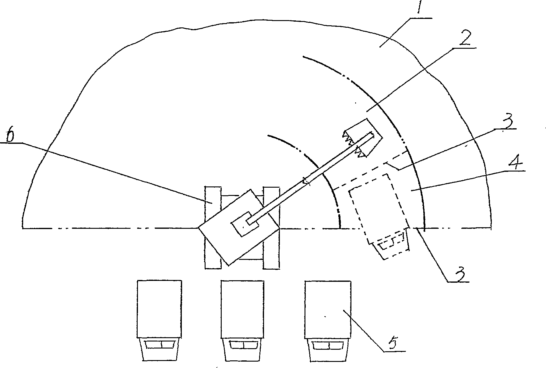 Efficient loading method for digger