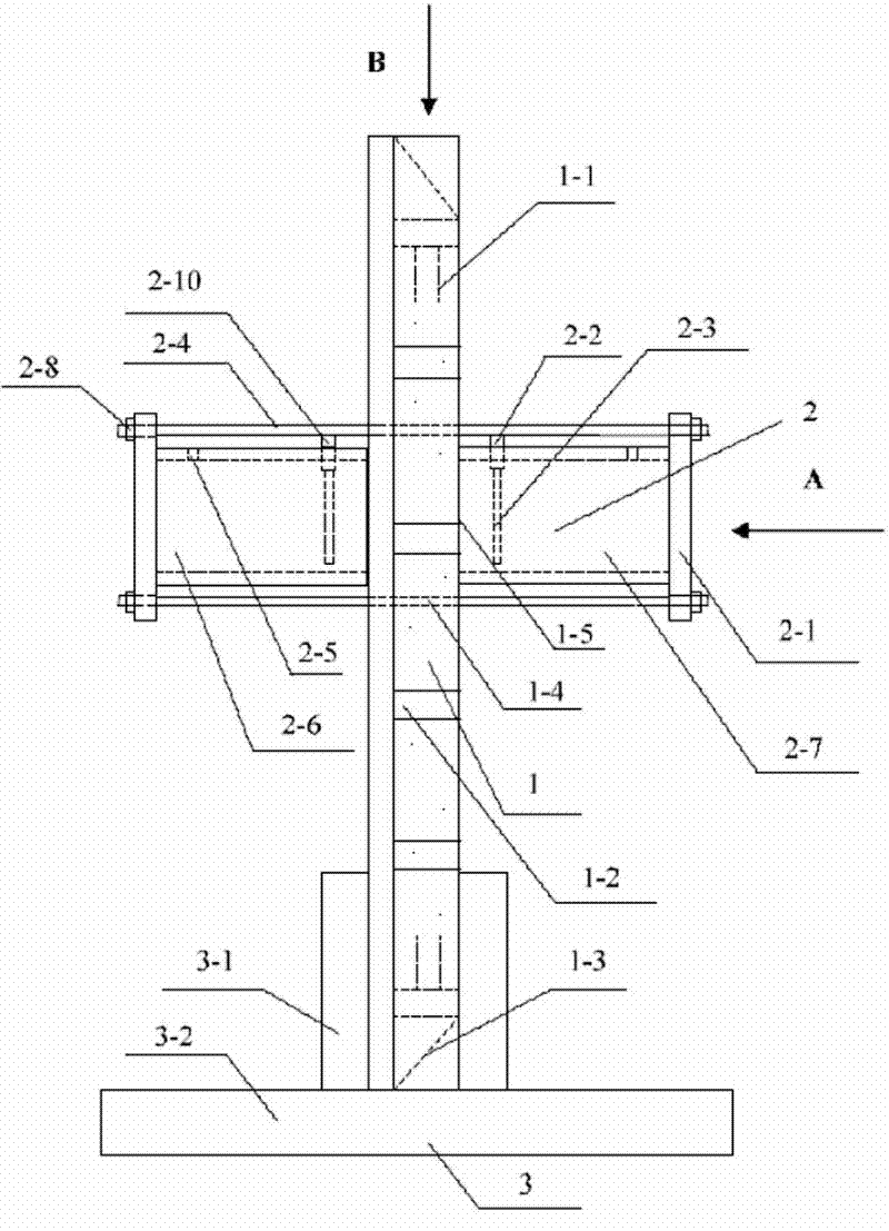 A device and method for testing the impermeability performance of hardened concrete under restraint