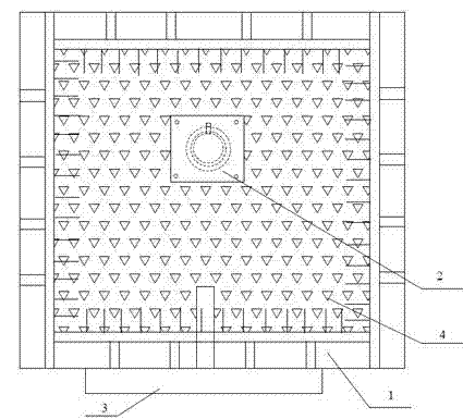 A device and method for testing the impermeability performance of hardened concrete under restraint