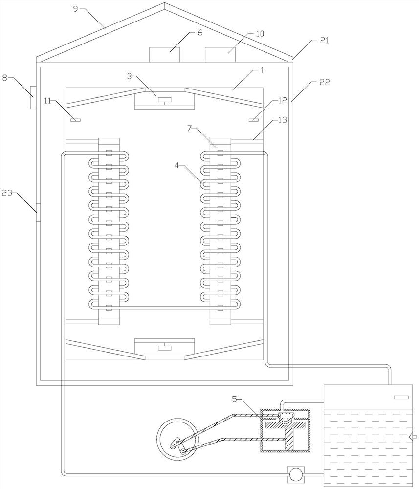 Efficient heat dissipation adjustable transformer substation and working method thereof