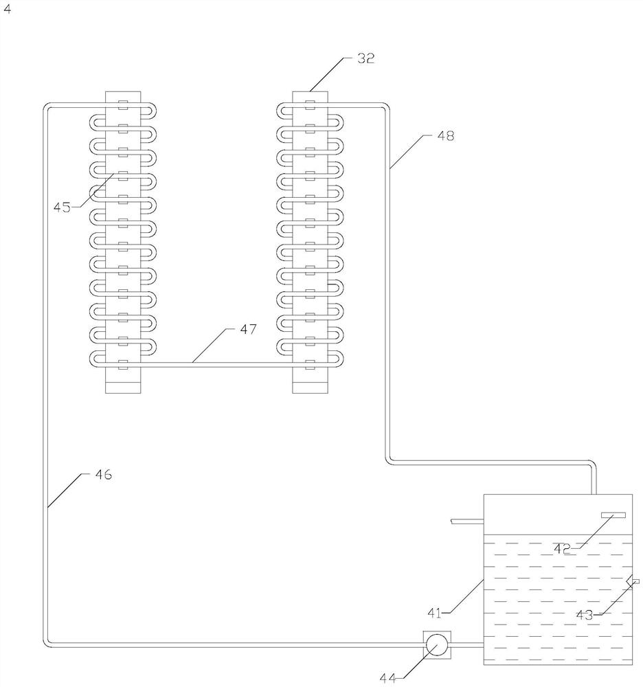 Efficient heat dissipation adjustable transformer substation and working method thereof