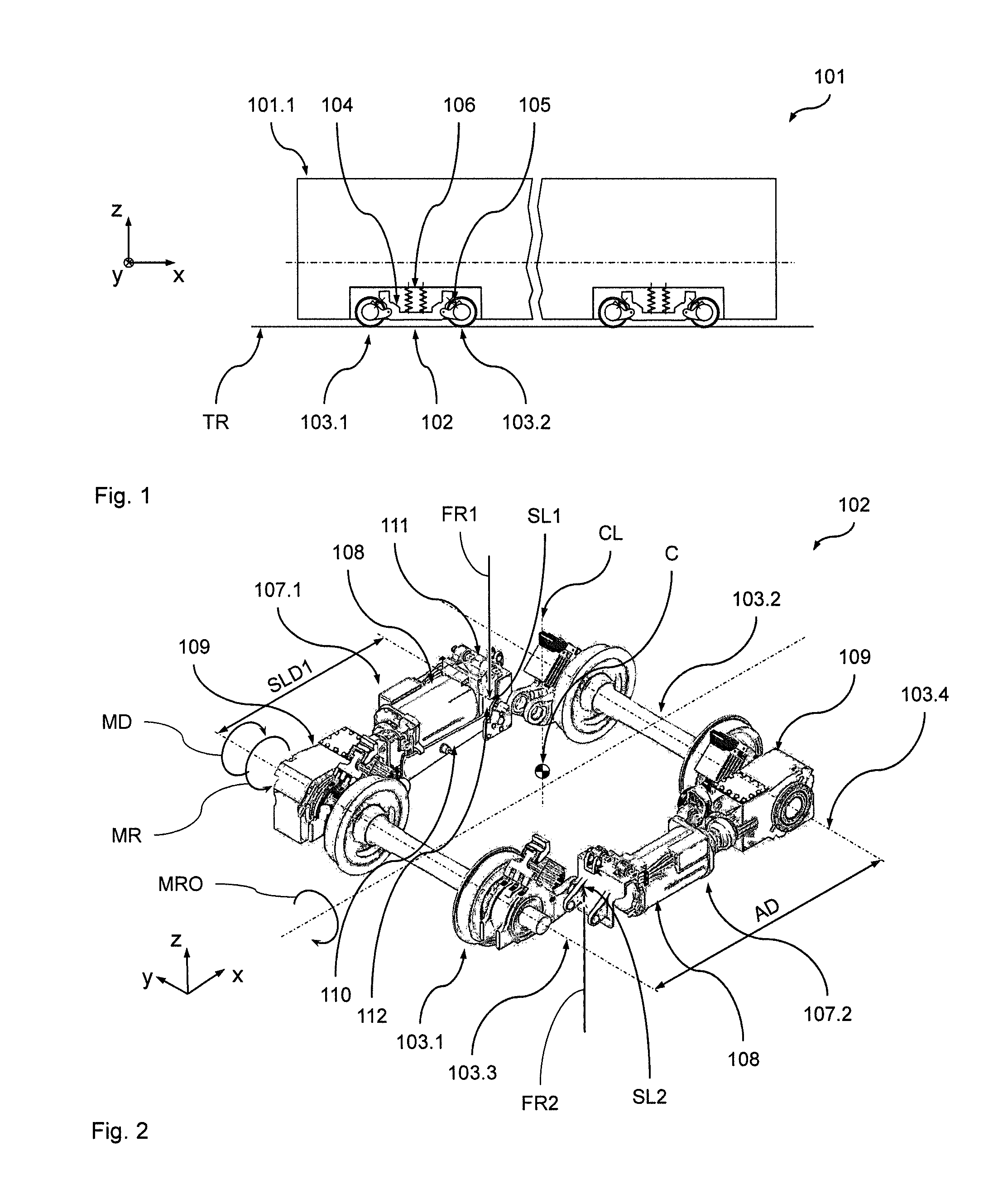 Running gear for a rail vehicle