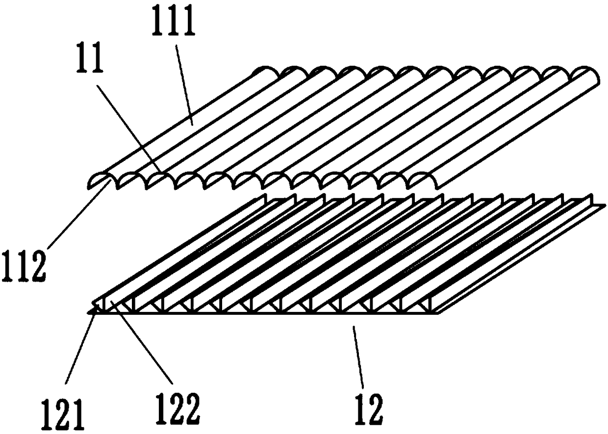 Antiskid and anti-scald cross stripe F corrugated paper cup