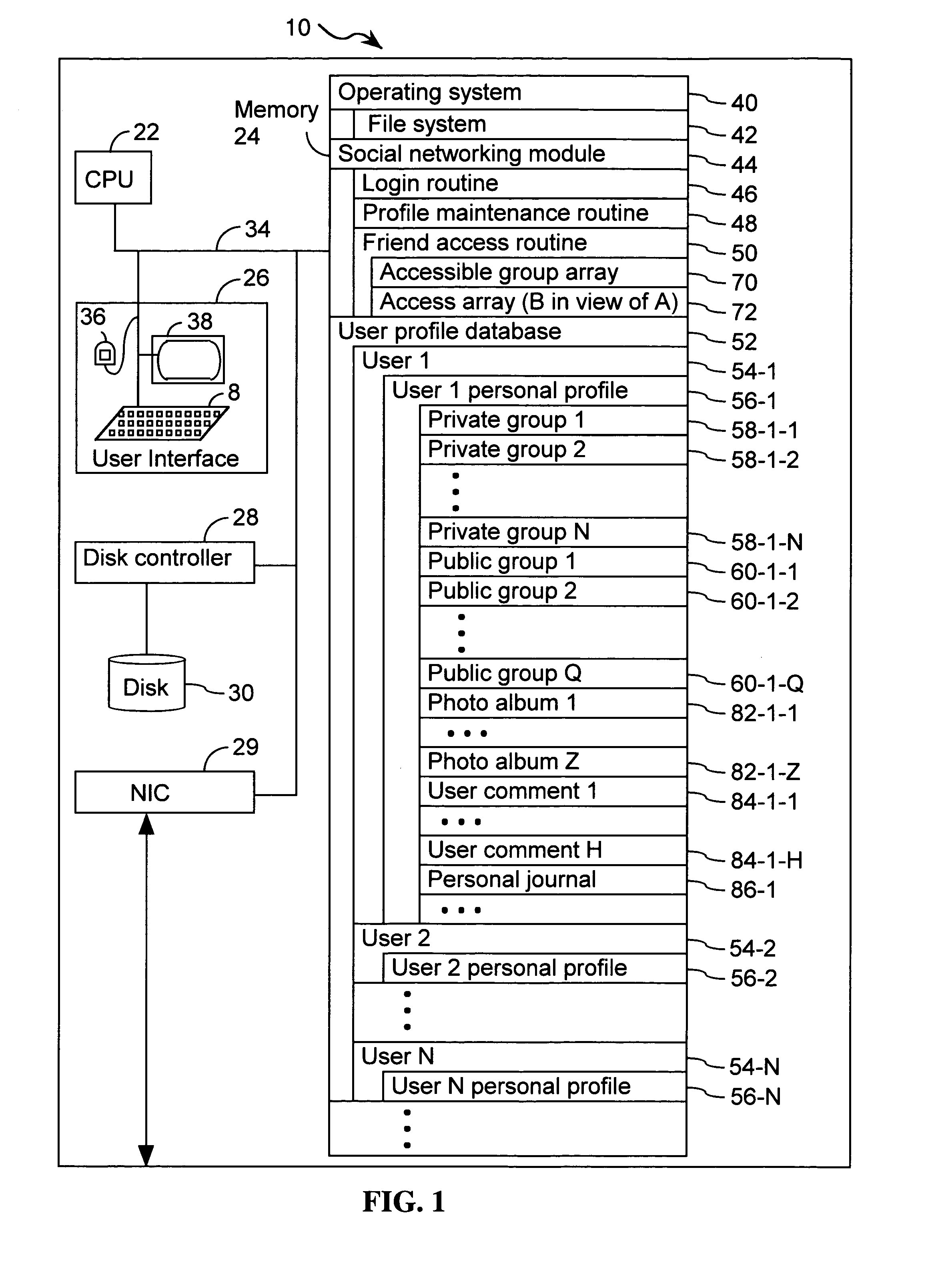 Systems and methods for class designation in a computerized social network application